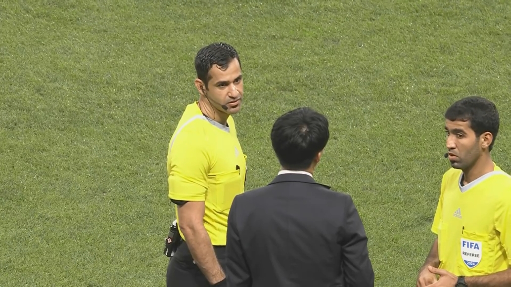  賈西姆執(zhí)法亞冠海港客戰(zhàn)神戶勝利船，此前主哨國足0-7日本