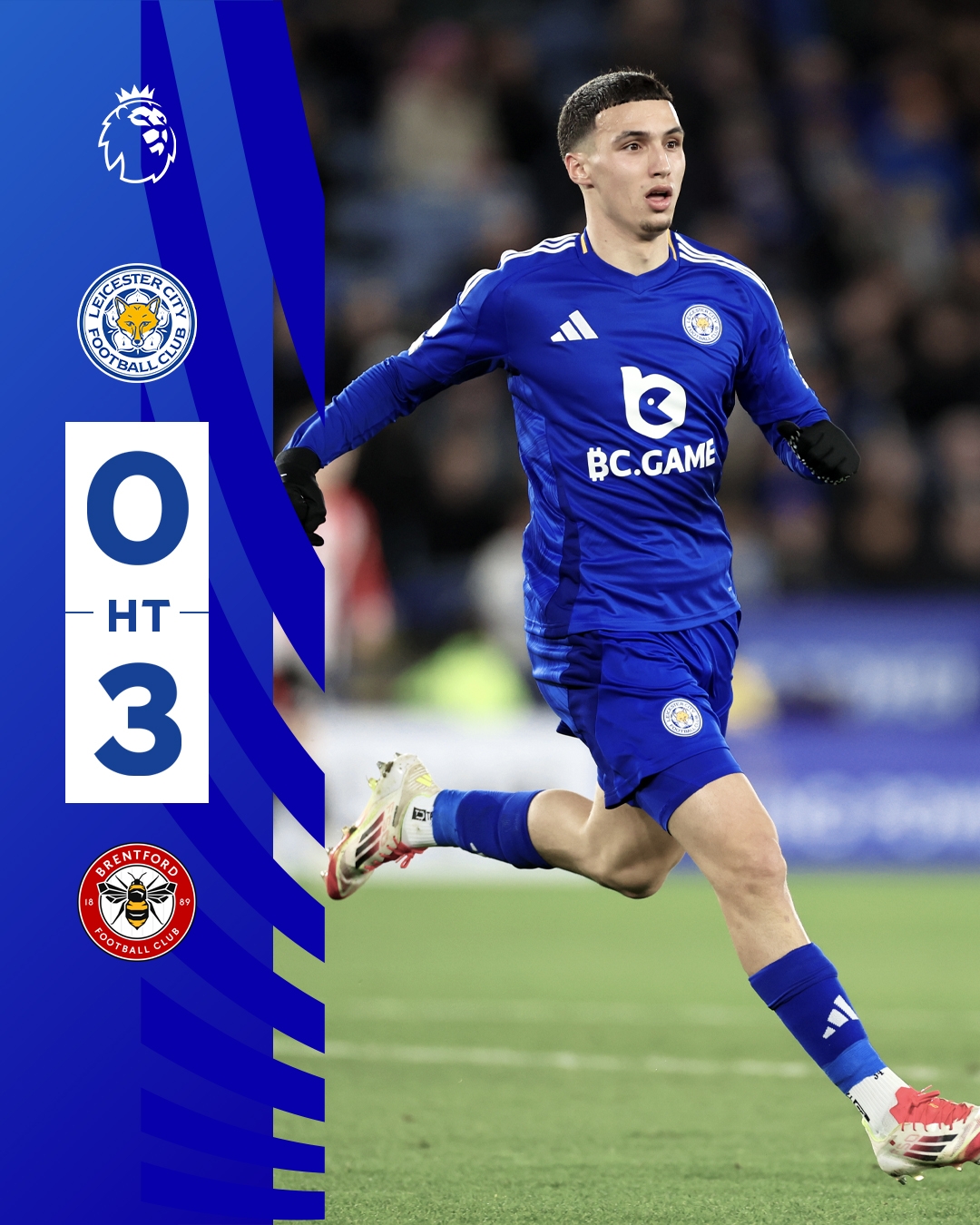  半場0-3！萊斯特若不進(jìn)球輸球，將主場6連敗0進(jìn)球創(chuàng)歷史最糟戰(zhàn)績