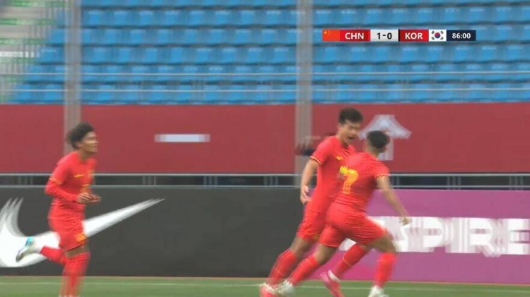 U22國(guó)足1-0韓國(guó)全場(chǎng)數(shù)據(jù)：控球率49%落后韓國(guó)，10射7正領(lǐng)先對(duì)手